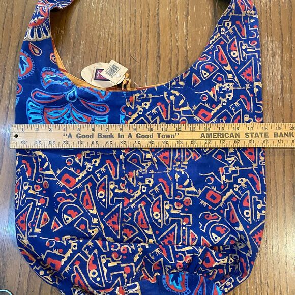 Tribal Boho Hippie Festival Sling Purse Handmade Cotton Art Studio Company NWT - Picture 8 of 8
